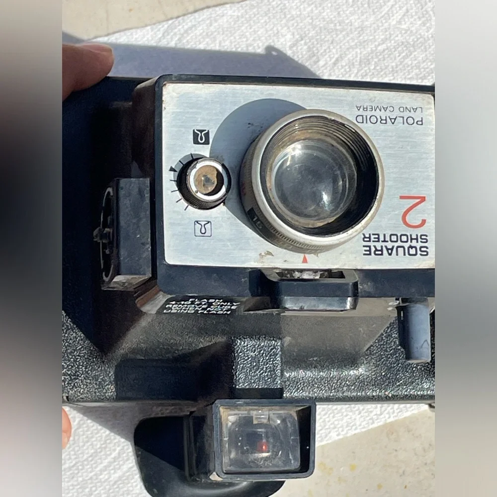 Polaroid Square Shooter 2 Black and Silver Camera
